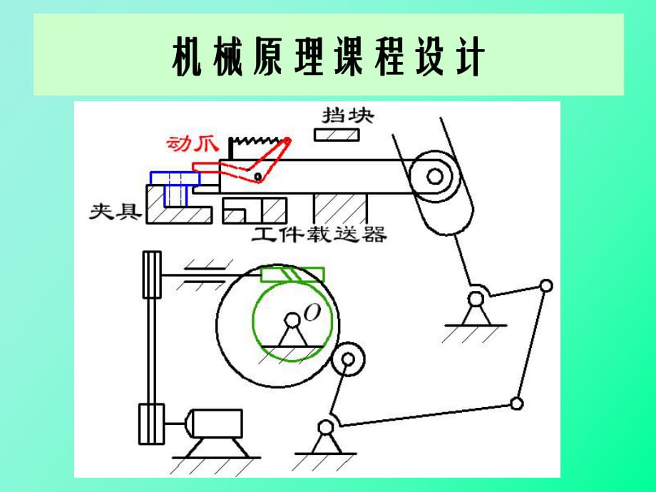 機械原理課程設(shè)計_第1頁