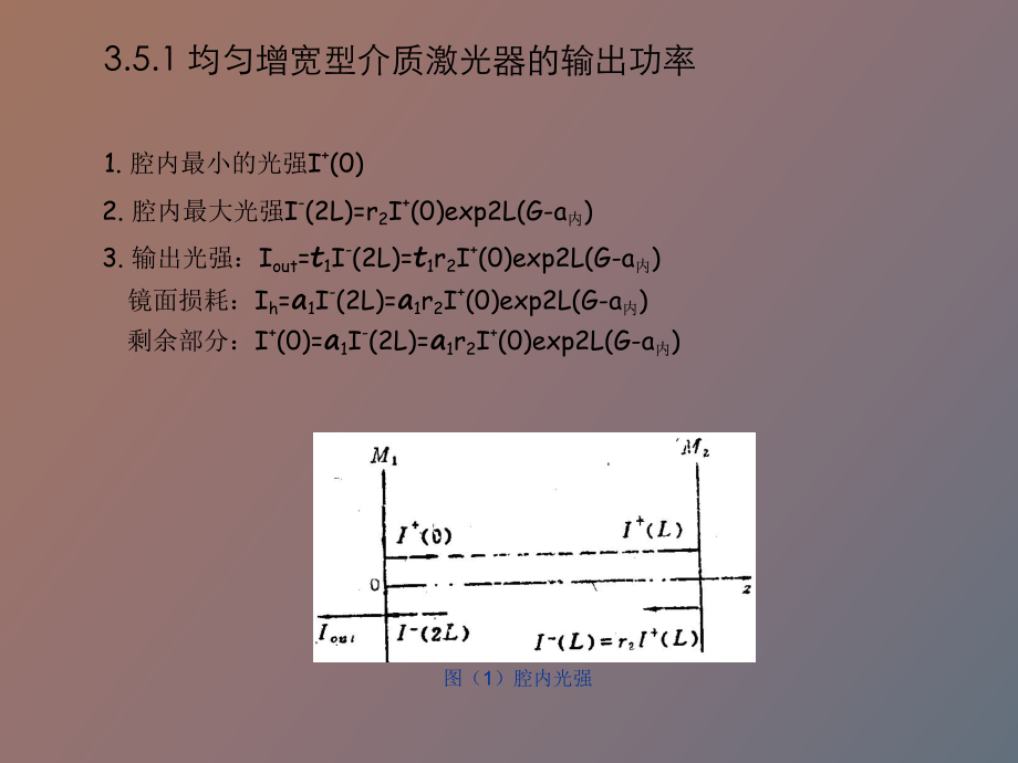 激光器的輸出特性激光器的輸出功率_第1頁