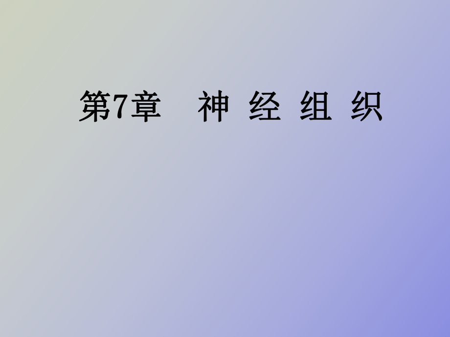 本科神經組織_第1頁