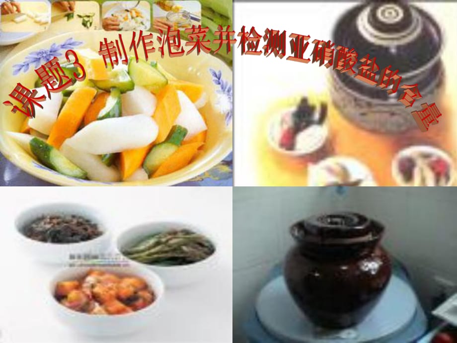 《制作泡菜并檢測(cè)亞硝酸鹽含量》_第1頁(yè)