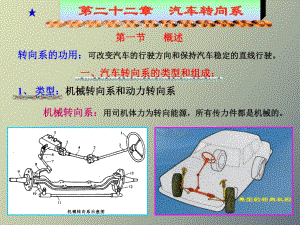 汽車構(gòu)造課件轉(zhuǎn)向系