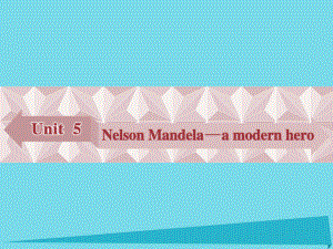高中英语 Unit 5 Nelson Mandela a modern hero Section Ⅰ Warming Up & Reading Comprehending 新人教版必修1