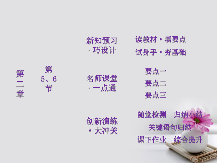 高中物理 第二章 勻變速直線運動的研究 第5、6節(jié) 自由落體運動 伽利略對自由落體運動的研究 新人教版必修1_第1頁