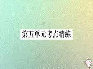 八年級(jí)歷史上冊(cè) 第五單元 考點(diǎn)精練 新人教版