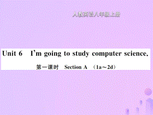 八年級(jí)英語上冊(cè) Unit 6 I am going to study computer science（第1課時(shí)）Section A習(xí)題 （新版）人教新目標(biāo)版