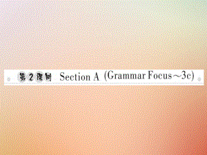 八年級英語上冊 Unit 6 I’m going to study computer science（第2課時）Section A（Grammar Focus-3c）習(xí)題 （新版）人教新目標(biāo)版