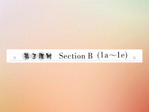 八年級(jí)英語上冊 Unit 2 How often do you exercise（第3課時(shí)）Section B（1a-1e）習(xí)題 （新版）人教新目標(biāo)版