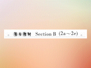 八年級(jí)英語上冊(cè) Unit 10 If you go to the partyyou’ll have a great time（第4課時(shí)）Section B（2a-2e）習(xí)題 （新版）人教新目標(biāo)版