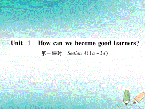 九年級英語全冊 Unit 1 How can we become good learners（第1課時(shí)）Section A（1a-2d）作業(yè) （新版）人教新目標(biāo)版