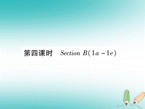 九年級(jí)英語全冊(cè) Unit 13 We’re trying to save the earth（第4課時(shí)）Section B（1a-1e）作業(yè) （新版）人教新目標(biāo)版