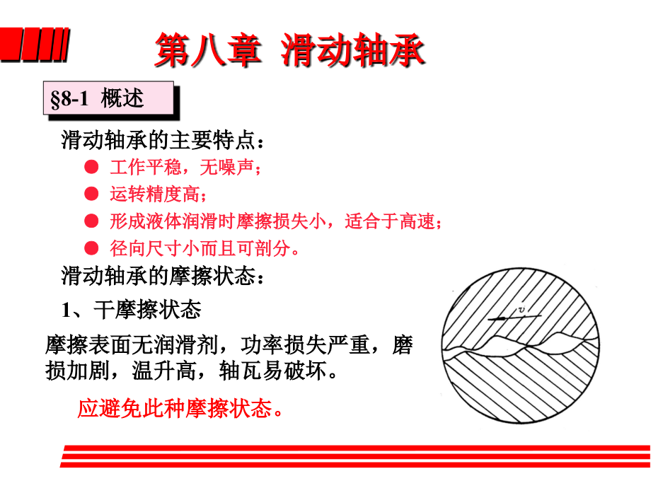 機械設(shè)計：第八章滑動軸承_第1頁