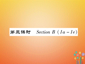 七年級英語下冊 Unit 12 What did you do last weekend（第3課時）Section B（1a-1e）習(xí)題 （新版）人教新目標(biāo)版