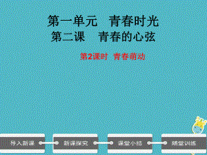 七年級(jí)道德與法治下冊(cè) 第一單元 青春時(shí)光 第二課 青春的心弦 第二框《青春萌動(dòng)》 新人教版