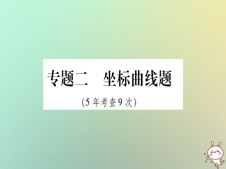 化学准点备考第二部分 题型 专题2 坐标曲线题 新人教版_第1页