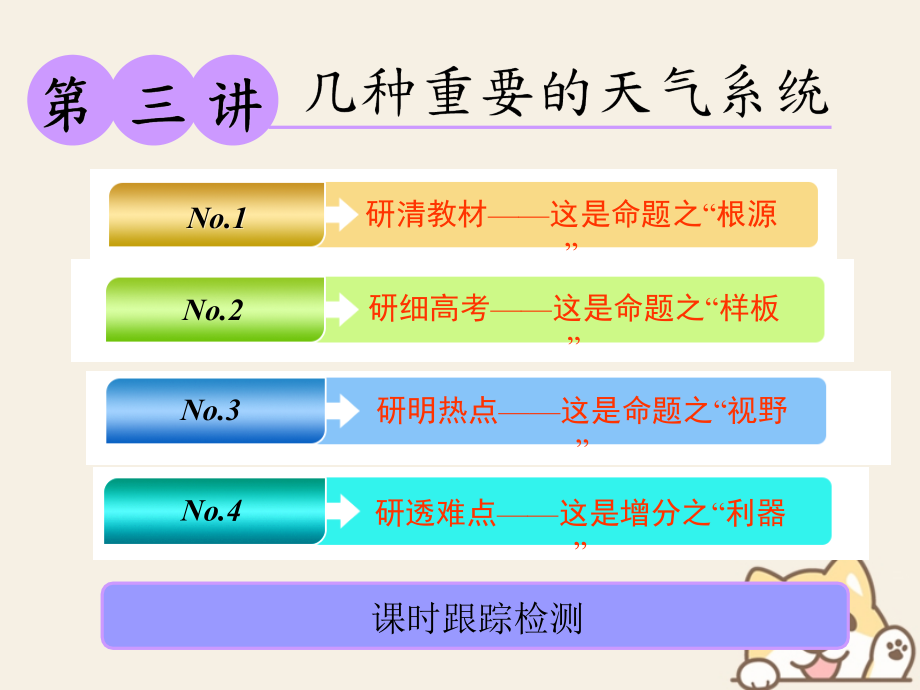 地理第一部分 第二章 自然地理環(huán)境中的物質(zhì)運(yùn)動(dòng)和能量交換 第三講 幾種重要的天氣系統(tǒng) 中圖版_第1頁