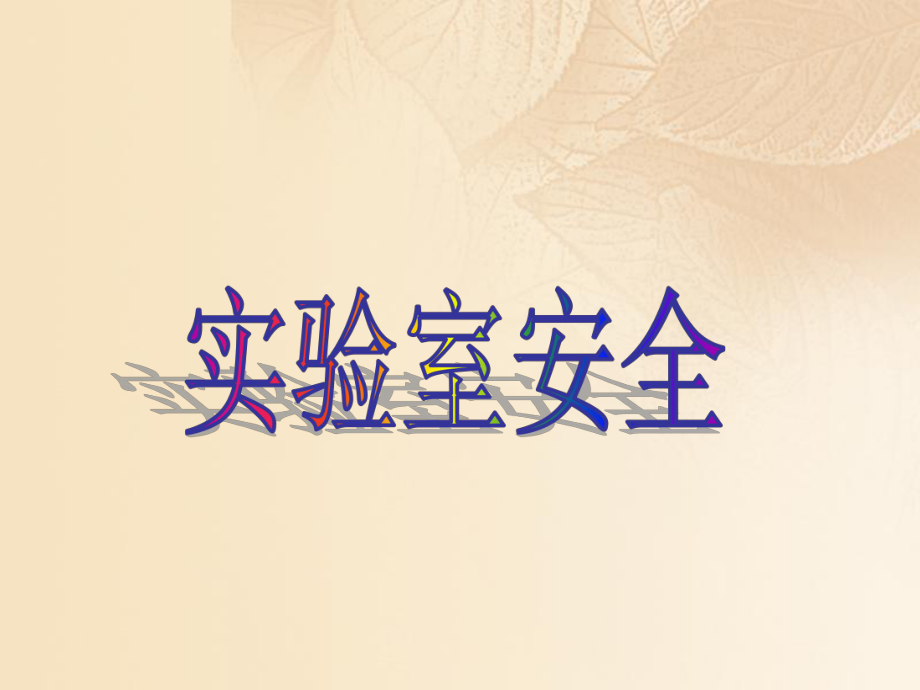 九年級化學上冊 第一單元 走進化學世界《課題3 走進化學實驗室》 （新版）新人教版_第1頁