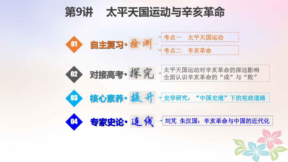 歷史第三單元 近代中國反侵略、求民主的潮流 3.9 太平天國運(yùn)動與辛亥革命_第1頁