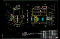 2X-70旋片式真空泵設(shè)計【7張CAD圖紙】
