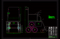 多功能電動爬樓輪椅設計-三星輪輪椅結構設計【10張CAD圖紙】