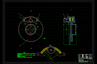 華晨寶馬三系鉗盤式制動(dòng)器CAD圖紙