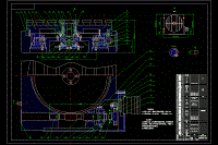 數(shù)控銑床回轉(zhuǎn)工作臺設(shè)計【含7張CAD圖紙】