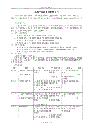 嶺南版二年級(jí)下冊(cè)美術(shù)全冊(cè)教案-