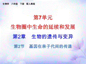 2021-2022八年級(jí)生物人教版課件：第七單元 第2章 第2節(jié) (共19張PPT)