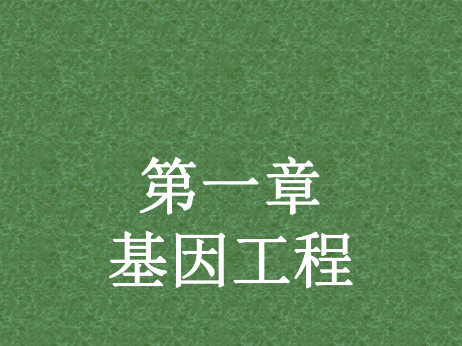 2021-2022高中生物 1.1 基因工程概述课件 苏教版选修3_第1页