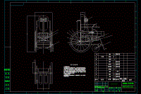 自行走輪椅設(shè)計【2張CAD圖紙】
