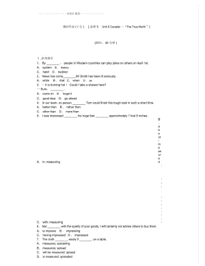 【浙江專用】高考英語一輪復(fù)習(xí)課時名師精編作業(yè)(十五)[必修3Unit5Canada—“TheTrueNorth”]