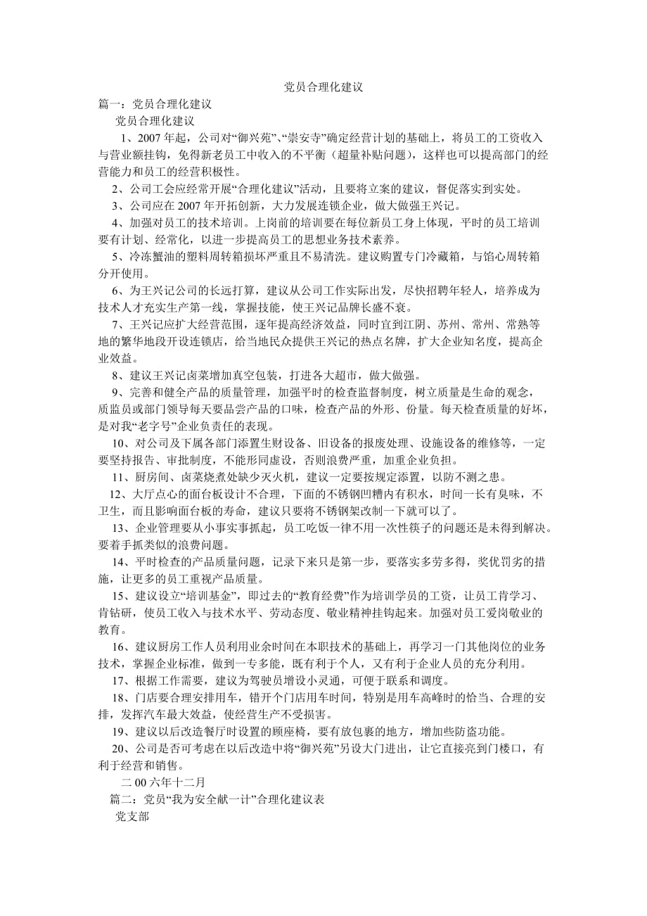 黨員合理化建議_第1頁(yè)