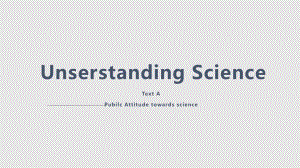 Unit_Understanding_SciencePPT课件
