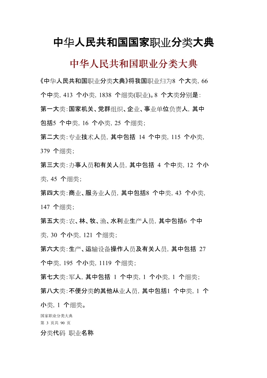 中華人民共和國國家職業(yè)分類大典-_第1頁