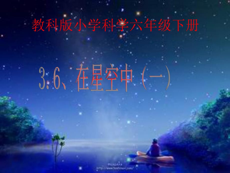 科学六年级下册《在星空中一》ppt课件_第1页