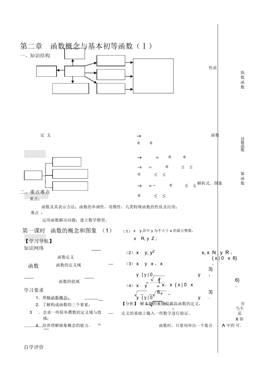 函數(shù)的概念和圖象教學(xué)課件(二)_第1頁(yè)