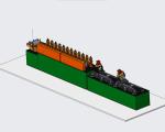 輥彎成型機構(gòu)solidworks設(shè)計【三維SW模型】