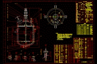 反應(yīng)器cad圖紙-2.5立方反應(yīng)器裝配圖