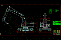 WY22履帶式挖掘機(jī)【全套CAD圖紙】