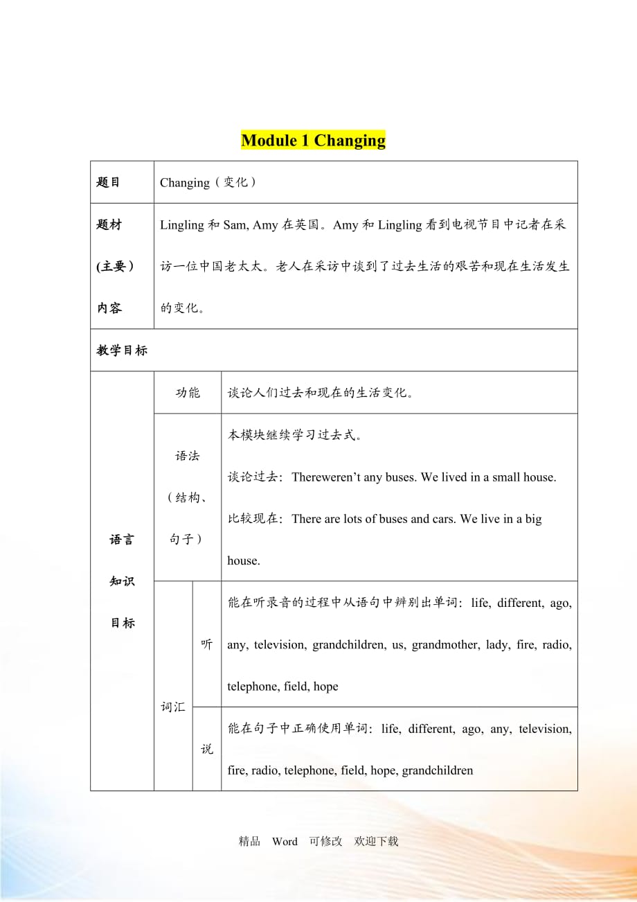 2021年【外研社三起】小學(xué)五年級下冊英語全冊教學(xué)設(shè)計(jì)_第1頁