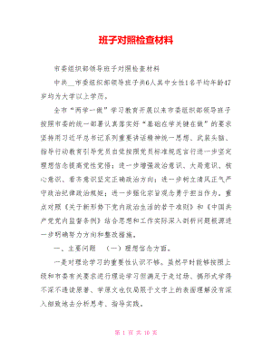 班子對照檢查材料.doc