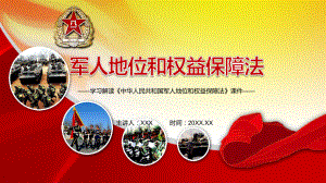 学习解读2021年《中华人民共和国军人地位和权益保障法》动态PPT辅导解析