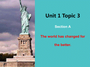 仁愛版九年級英語上冊 Unit 1 Topic 3 Section A 課件(共24張PPT)