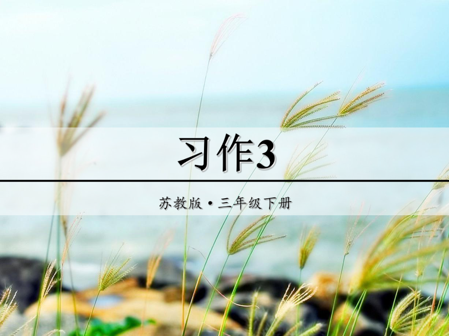 三年級(jí)下冊(cè)語(yǔ)文課件－習(xí)作3｜蘇教版 (共7張PPT)_第1頁(yè)