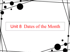 五年級下冊英語課件－Unit 8 Days of the month Part B 2｜閩教版 (共23張PPT)