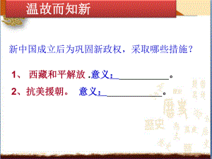 人教部編版八年級(jí)歷史下冊(cè)第三課 土地改革 (共17張PPT)