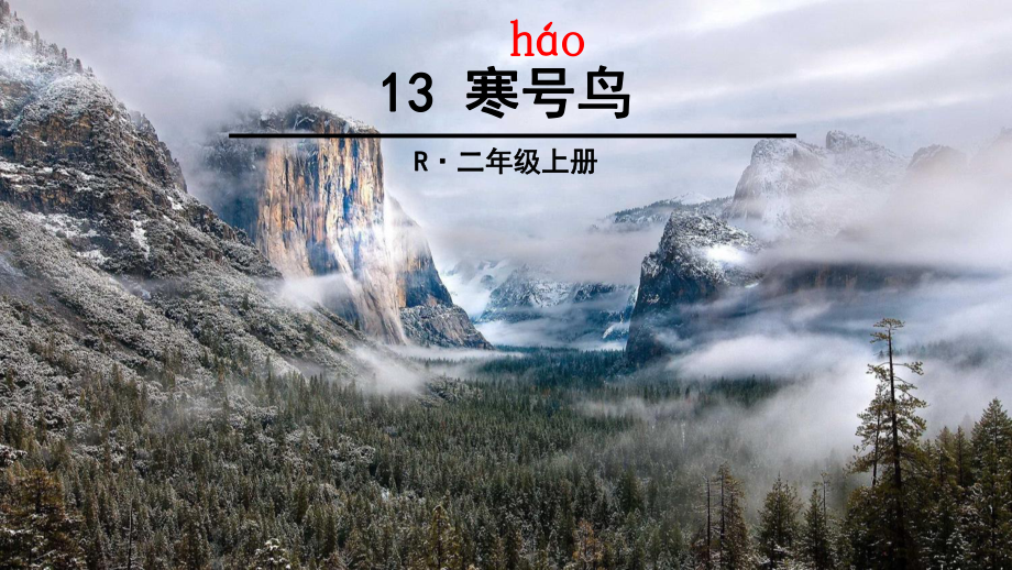 二年級(jí)上冊(cè)語(yǔ)文課件－13 寒號(hào)鳥(niǎo)｜人教（部編版）（2016） (共39張PPT)_第1頁(yè)