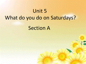 四年級下冊英語課件-Unit 5 What do you do on Saturdays Section A2 _湘魯版(共17張PPT)