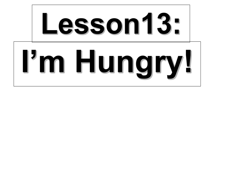 三年級(jí)下冊(cè)英語(yǔ)課件－《Lesson 13 I’m Hungry》｜冀教版（三起）(共29張PPT)_第1頁(yè)