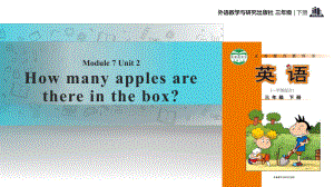 三年級下冊英語課件-Module 7 Unit 2 How many apples are there in the box∣外研社