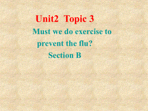 仁愛版八年級英語上冊 Unit 2 Topic 3 Section B 課件(共23張PPT)